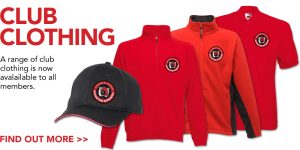 A range of new club clothing is now available to all members.