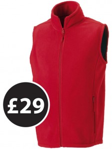 Club Clothing - Russell Fleece Gilet £29