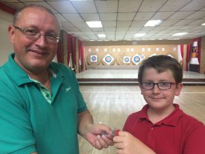 Jonathan and Jake, receiving their Red Feathers.