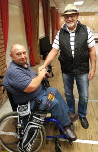 John Ashton achieved his blue badge