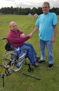 John Ashton achieved his red badge