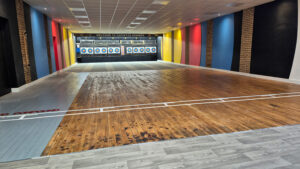 Indoor 20m archery range at Assheton Bowmen